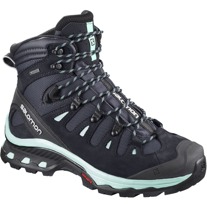 Botas De Montaña Salomon Mujer Negras - Salomon Argentina QUEST 4D 3 GTX® W ,842379-YDA